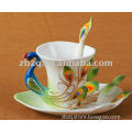 Coffee Cup with Saucer and Spoon